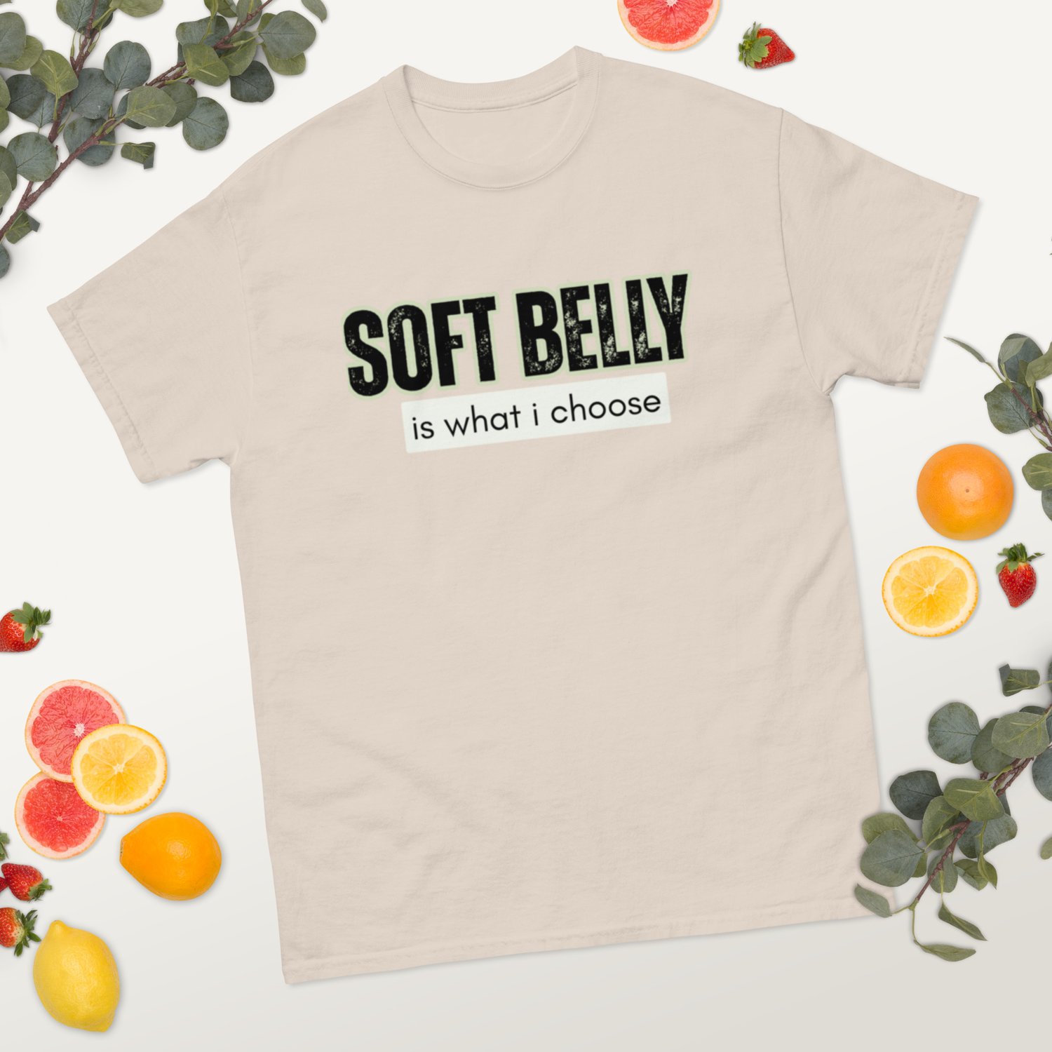 Image of Soft Belly TYPE Tee_WHITE+