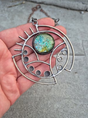 Earth eye necklace 