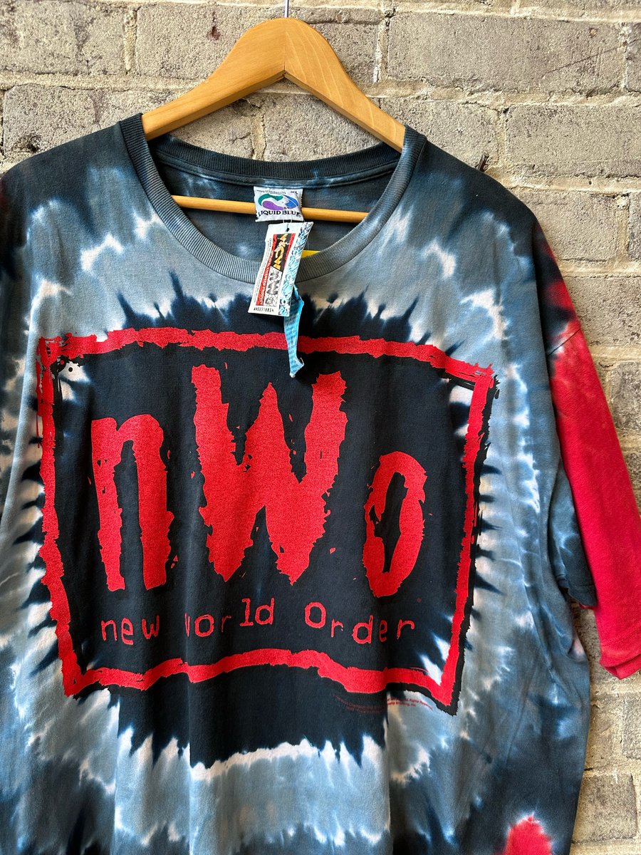 Image of 1998 Vintage Liquid Blue NWO Tie Dye Tee, SIZE: XL