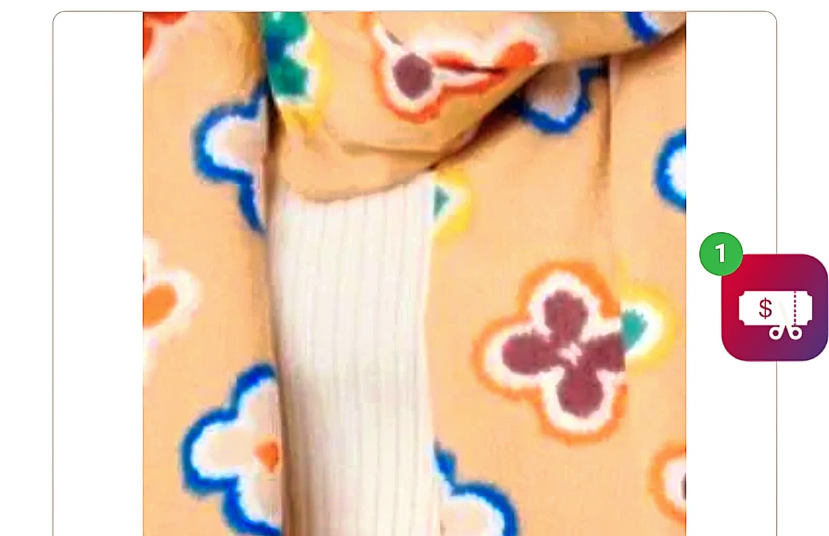 Image of Soft oblong printed scarf 