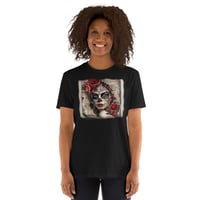 Image 2 of sugar skull 1 Short-Sleeve Unisex T-Shirt