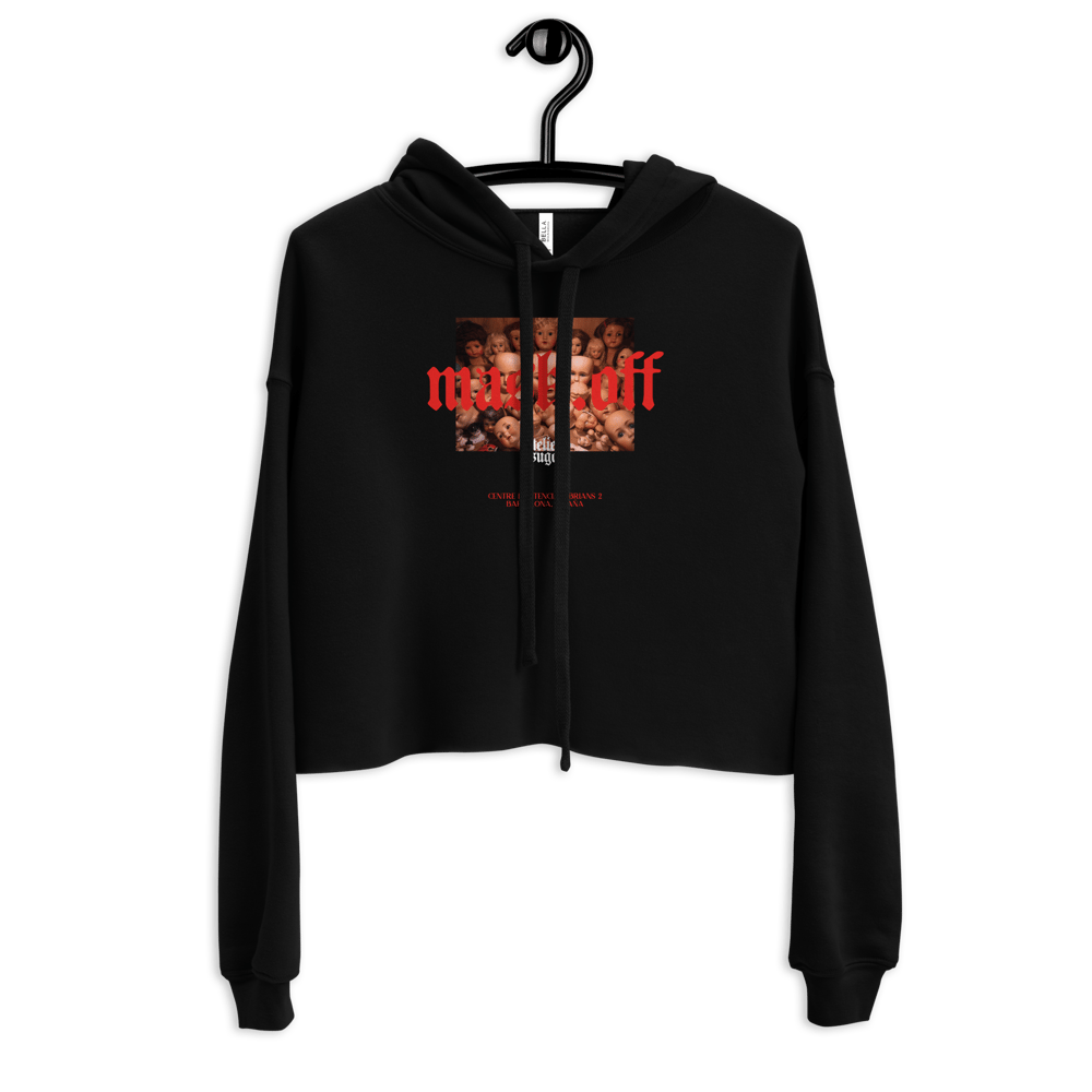 "MASK OFF" WOMEN'S CROPPED HOODIE