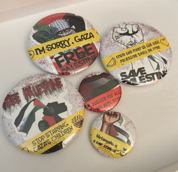 Image of Free Palestine Buttons