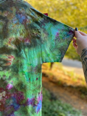 Image of LARGE Disrespect Your Surroundings Tie Dye Shirt 1