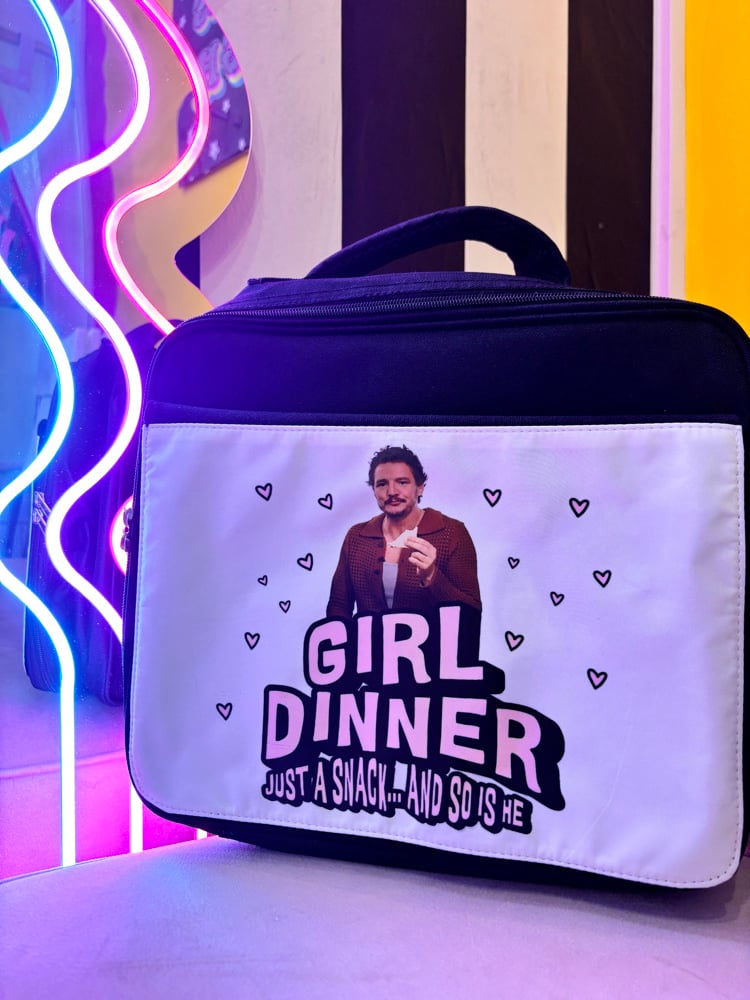 Image of girl dinner adult lunch cool bag 