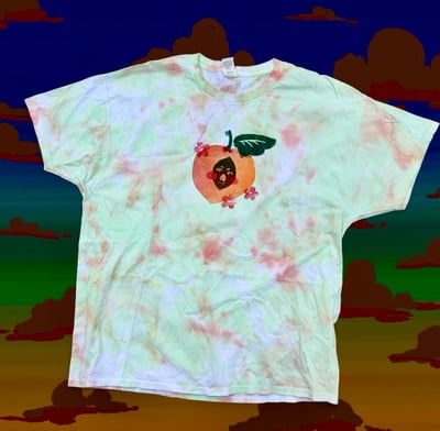 Image of READY TO SHIP- Limited Edition Tie-Dye Peachy Keen Tee
