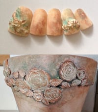 Image 2 of Floral Pottery Set