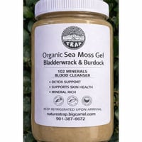 Organic Seamoss, Burdock Root & Bladderwrack 102 Mineral Gel 16oz