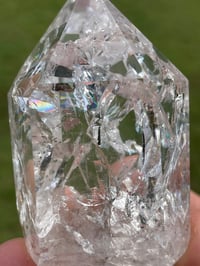 Image 13 of Crackle Quartz Crystal Tower #1505