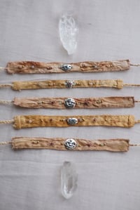 Image 2 of the earth, the moon, the stars - fabric bracelet 