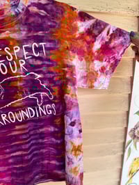 Image 3 of LARGE Disrespect Your Surroundings Tie Dye Shirt C7