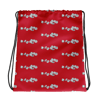 Diamond Red Drawstring bag