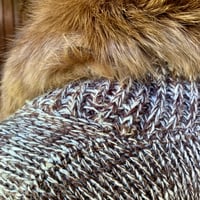 Image 17 of Calvin Klein Fox Fur Knit Cardigan Medium