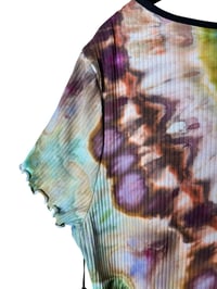Image 10 of XL 90's Babydoll Mini Dress in Rustic Agate Ice Dye