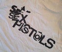 Image 2 of Sex Pistols 2 sided flyer reprint long sleeve tshirt band tee