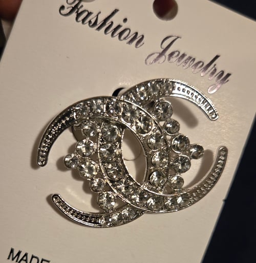 Image of Silver Fashion Brooch