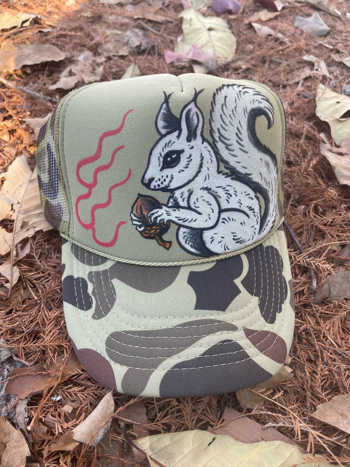 Image of White Squirrel one-off hat