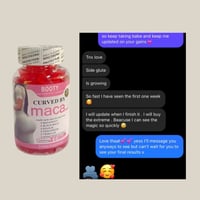 Image 4 of PRE - ORDER Curved by maca booty gain gummies