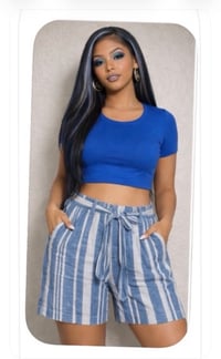 Image 4 of New size 18/20 Ashley Stewart Belted Shorts #826*9