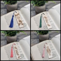 Image 3 of Wooden Bookmarks -floral