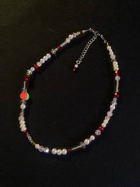 Image 2 of Strawberry Picnic Necklace 