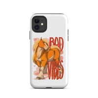 Image 2 of Tough iPhone case Horse w/ Bad Vibes