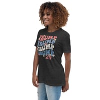 Image 8 of Retro Trump 24 Flowers Women's Relaxed T-Shirt