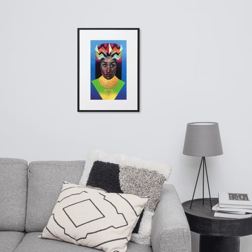 Image of Afroze Framed Art print