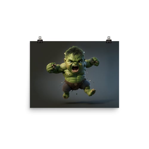 Image of Marvel Babies - Hulk | Photo paper poster