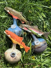 Image 1 of Trout Water Vase 