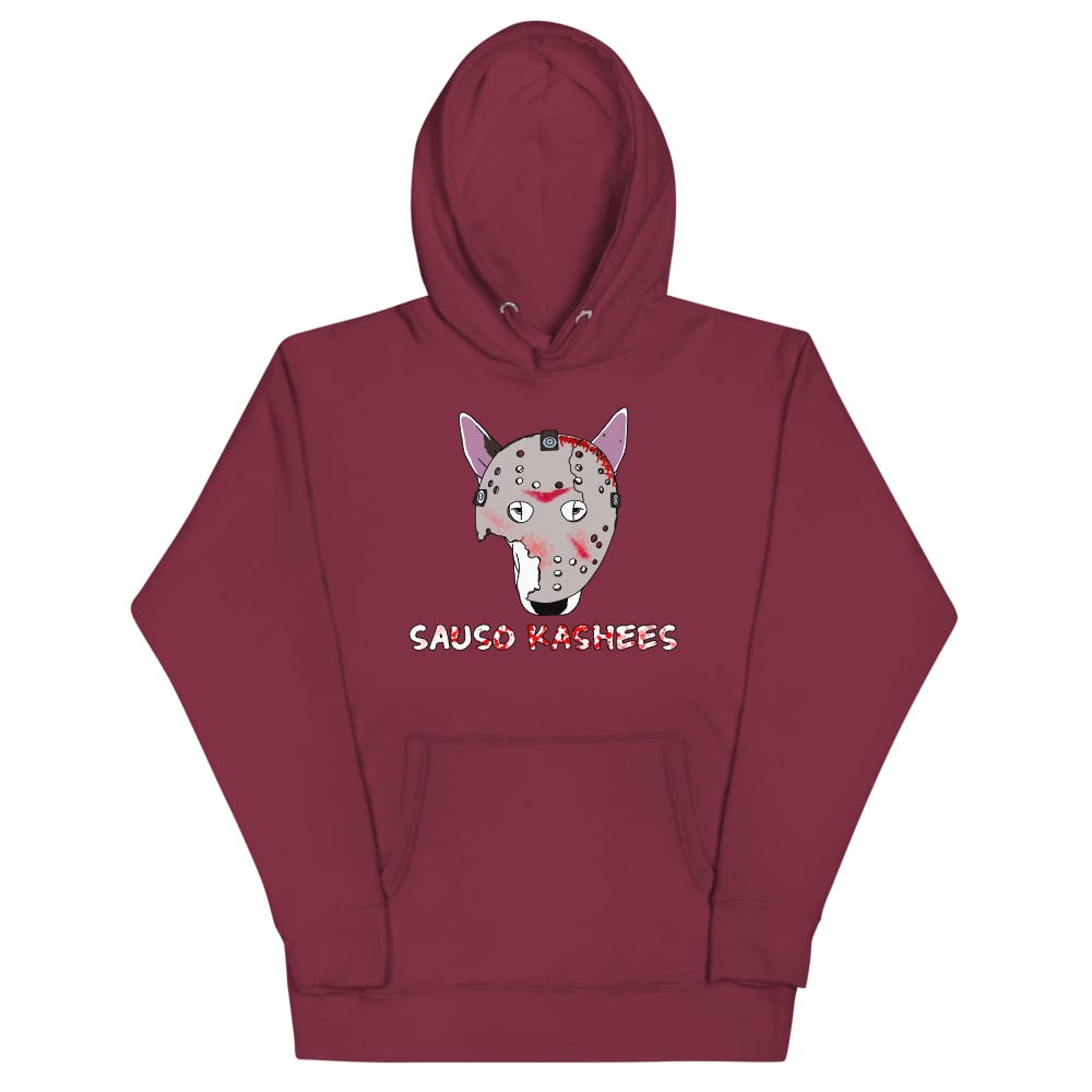 Image of SAUSO KASHEES UNISEX HOODIE / RED