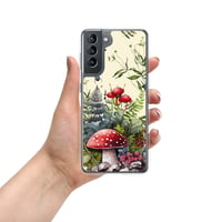 Image 5 of Beautiful Watercolor Mushroom Fungus Mycology W/Insects Art Clear Case for Samsung®