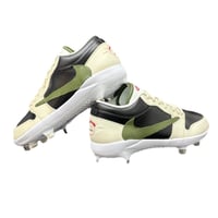 Image 3 of Men’s Jordan 1 Low “ TRAVIS SCOTT OLIVE GREEN” Cleats