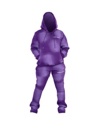 Image 3 of Purple Sun Faded Sweatsuit