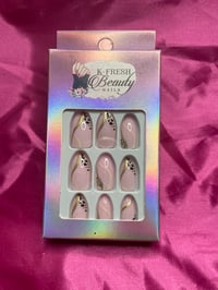 Image 1 of Nails - Short (Soft Pink Design)