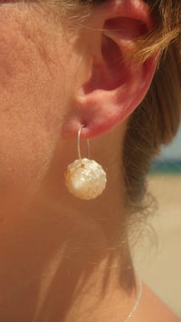 Image 3 of Pearly Top Hoops