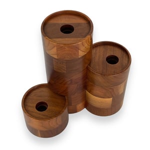 Image of CYLINDRICAL TRIO CANDLE HOLDER