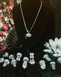Image 1 of Teardrop Evil Eye Necklace