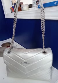Image 4 of Quilted Leather Flap Bag (tap for other colors)