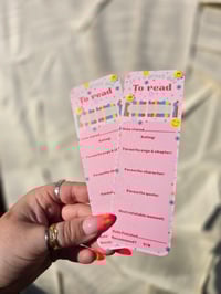 Image 2 of Bookmark | It's a great day to read | Review bookmark | Pink 