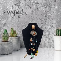 Shimmered Clay Necklace