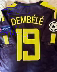Image 1 of Tottenham Hotspur “DEMBÉLÉ 19” 2017/18 Third Shirt + UCL patches (L) 