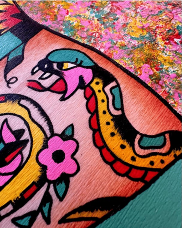 Image of RETRO original painting