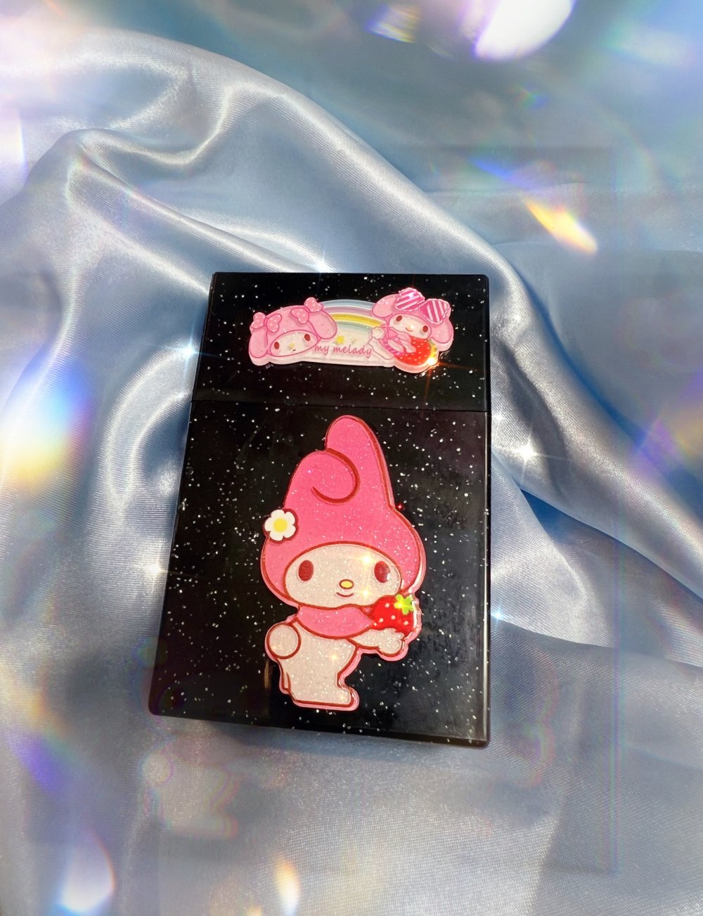 My melody 🖤 sparkle to go case 💕