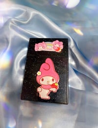 Image 5 of My melody 🖤 sparkle to go case 💕