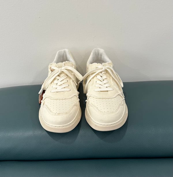 Image of MIA Kass Frayed Twill Sneaker