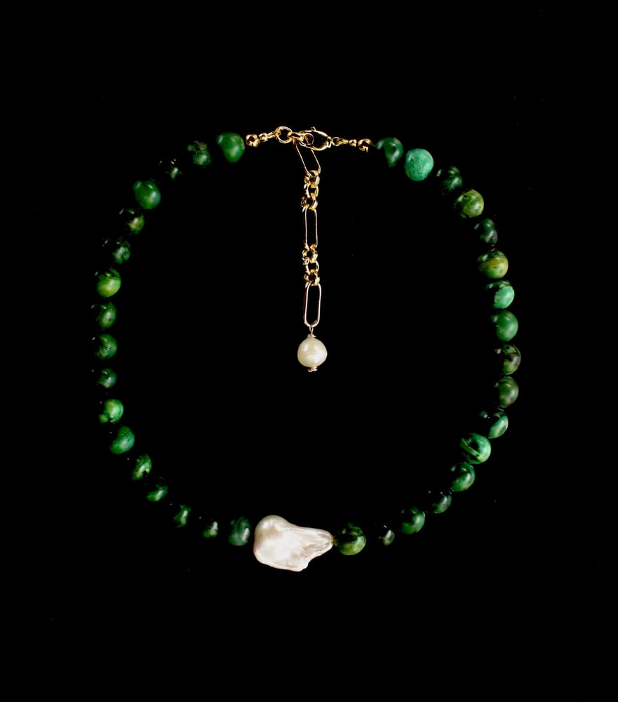 Image of African jade necklace 