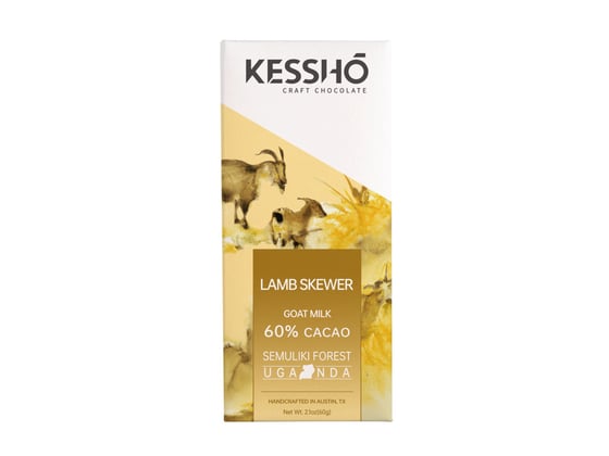 Image of KESSHO Lamb Skewer Goat Milk Chocolate