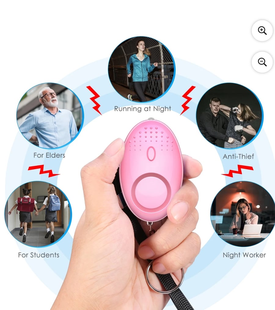 Image of Pink Marble keychain 