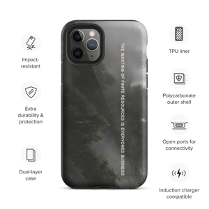 Finite Resources iPhone case